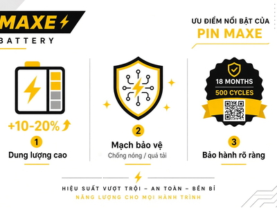 Pin MAXE có tốt không?
