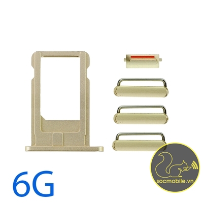 Bộ Phím Bấm - Khay Sim iPhone 6G
