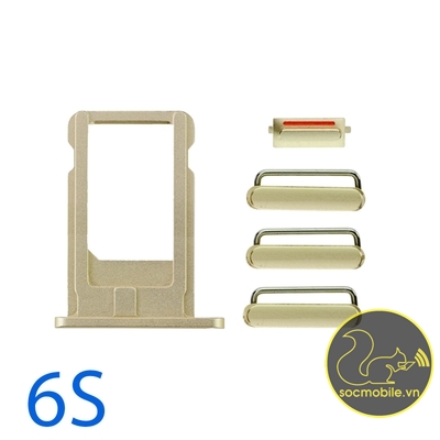 Bộ Phím Bấm - Khay Sim iPhone 6S