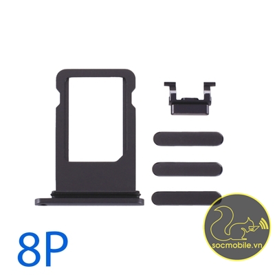 Bộ Phím Bấm - Khay Sim Thay Thế iP 8 Plus