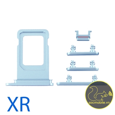 Bộ Phím Bấm - Khay Sim iPhone Xr