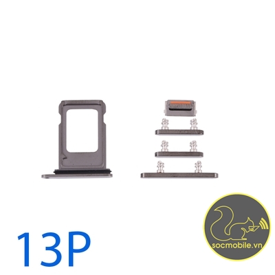 Bộ Phím Bấm - Khay Sim Thay Thế iP 13 Pro