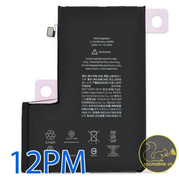 Pin iPhone 12 Promax