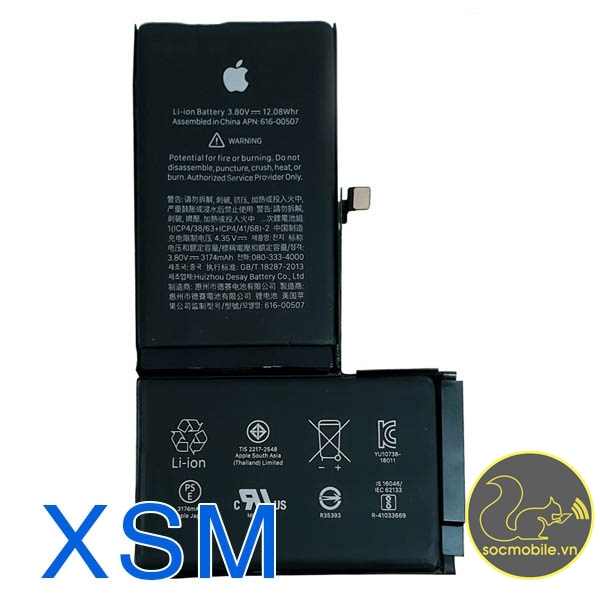Pin iPhone XSM