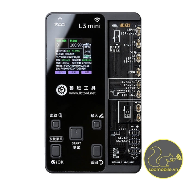 Box Luban L3 Mini Online – Offline Sửa Face ID – Fix Pin IPhone 6-13 Promax