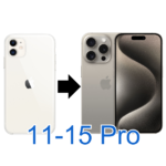 Khung Sườn - Vỏ Độ iPhone 11 Lên iPhone 15 Pro