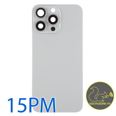 Kính Lưng Liềm Cụm Cam Thay Thế iP 15 Pro Max