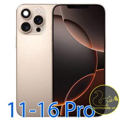 Khung Sườn - Vỏ Độ Thay Thế iP 11 Lên iP 16 Pro