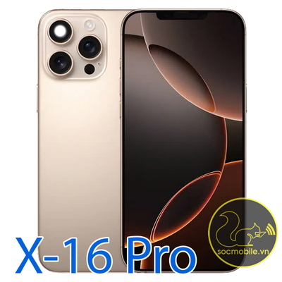 Khung Sườn - Vỏ Độ Thay Thế iP X Lên Thay Thế iP 16 Pro