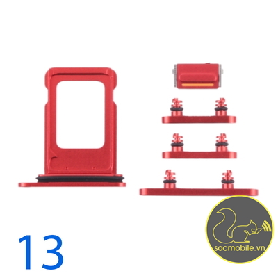 Bộ Phím Bấm - Khay Sim Thay Thế iP 13