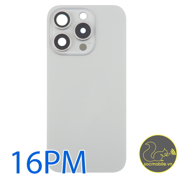 Kính Lưng Liềm Cụm Cam Thay Thế iP 16 Pro Max