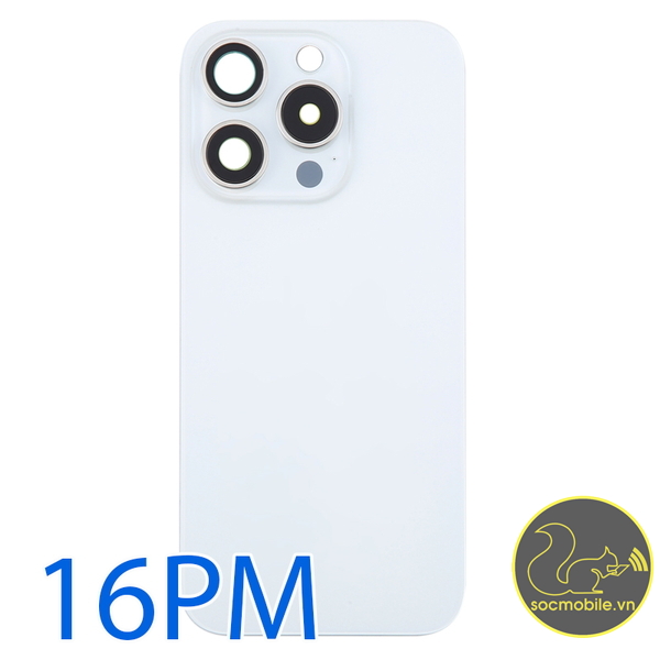 Kính Lưng Liềm Cụm Cam Thay Thế iP 16 Pro Max