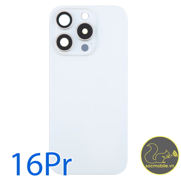 Kính Lưng Liềm Cụm Cam Thay Thế iP 16 Pro