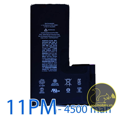 Pin Dung Lượng Cao Thay Thế iP 11PM 4500mah
